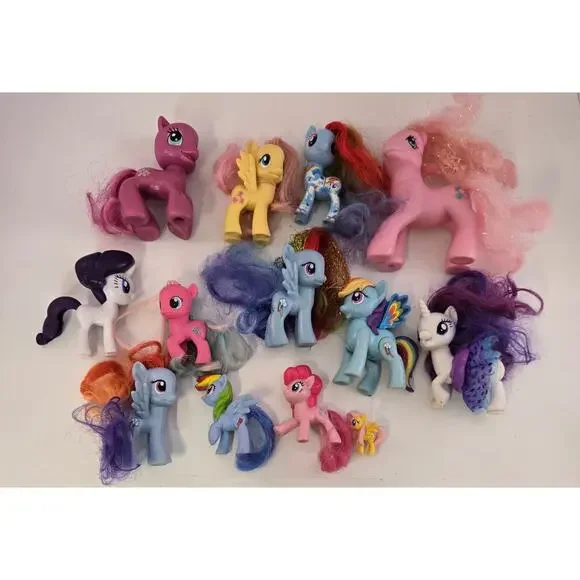 My Little Pony MLP Toy Figure Lot of 13 Ponies Assorted Mixed Lot Pretend Play - Picture 6 of 11